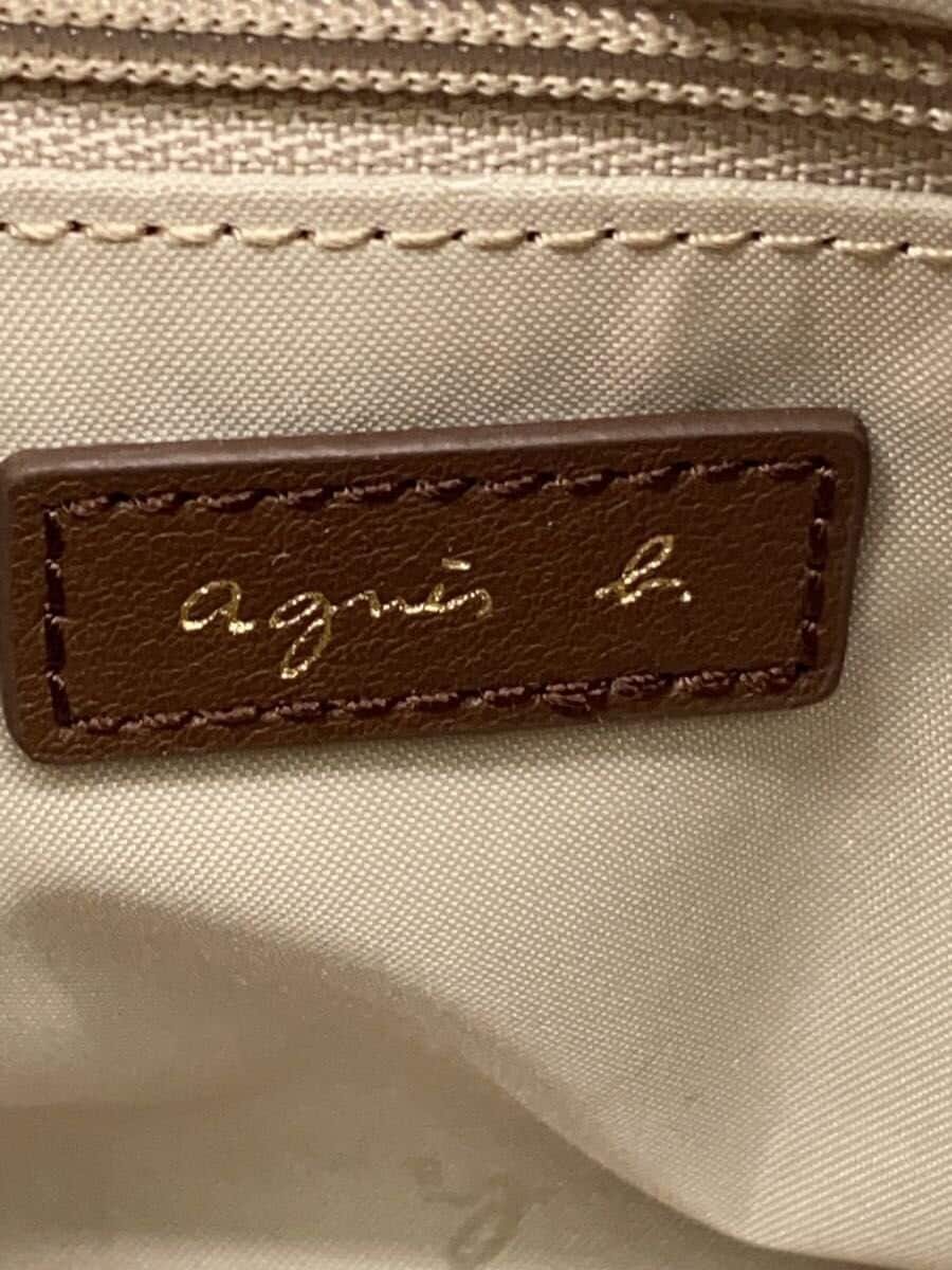 agnes b. Shoulder Bag -- BRW Solid WAS31-01 5