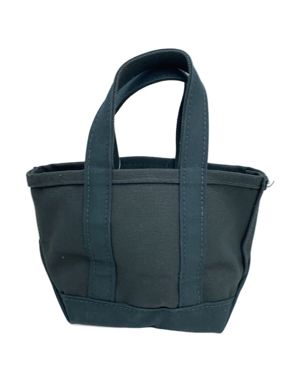 L.L.Bean tote bag cotton BLK plain 2