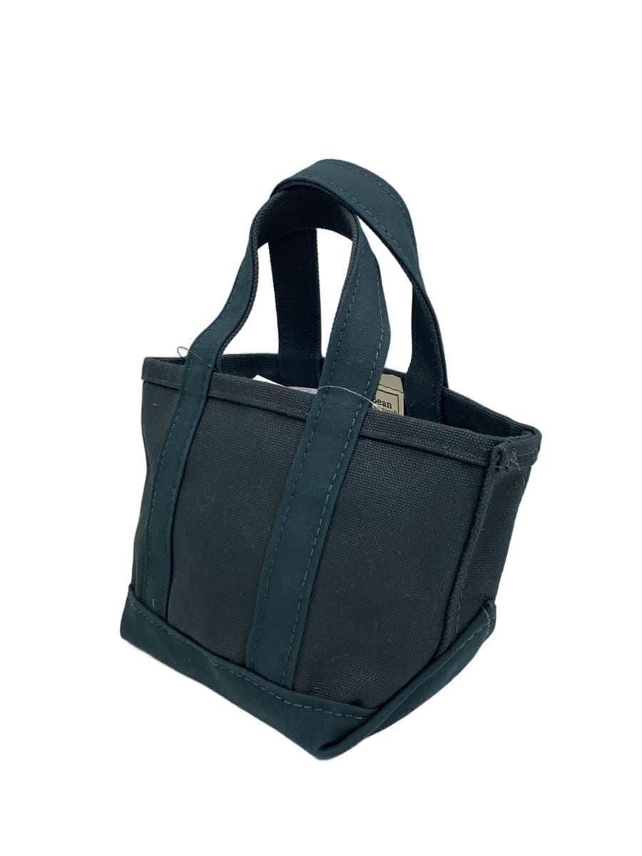 L.L.Bean tote bag cotton BLK plain 3