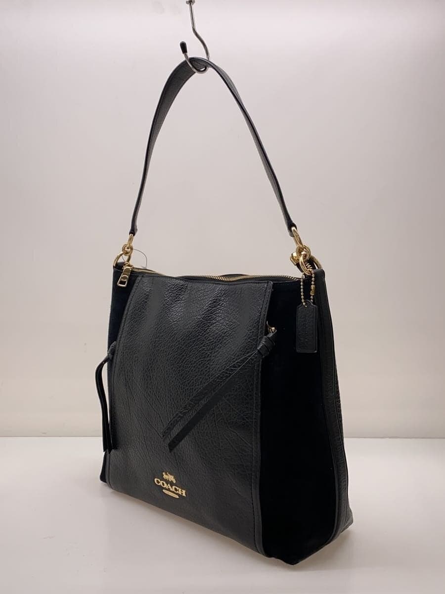 COACH shoulder bag leather black N2H1961-F79995 2