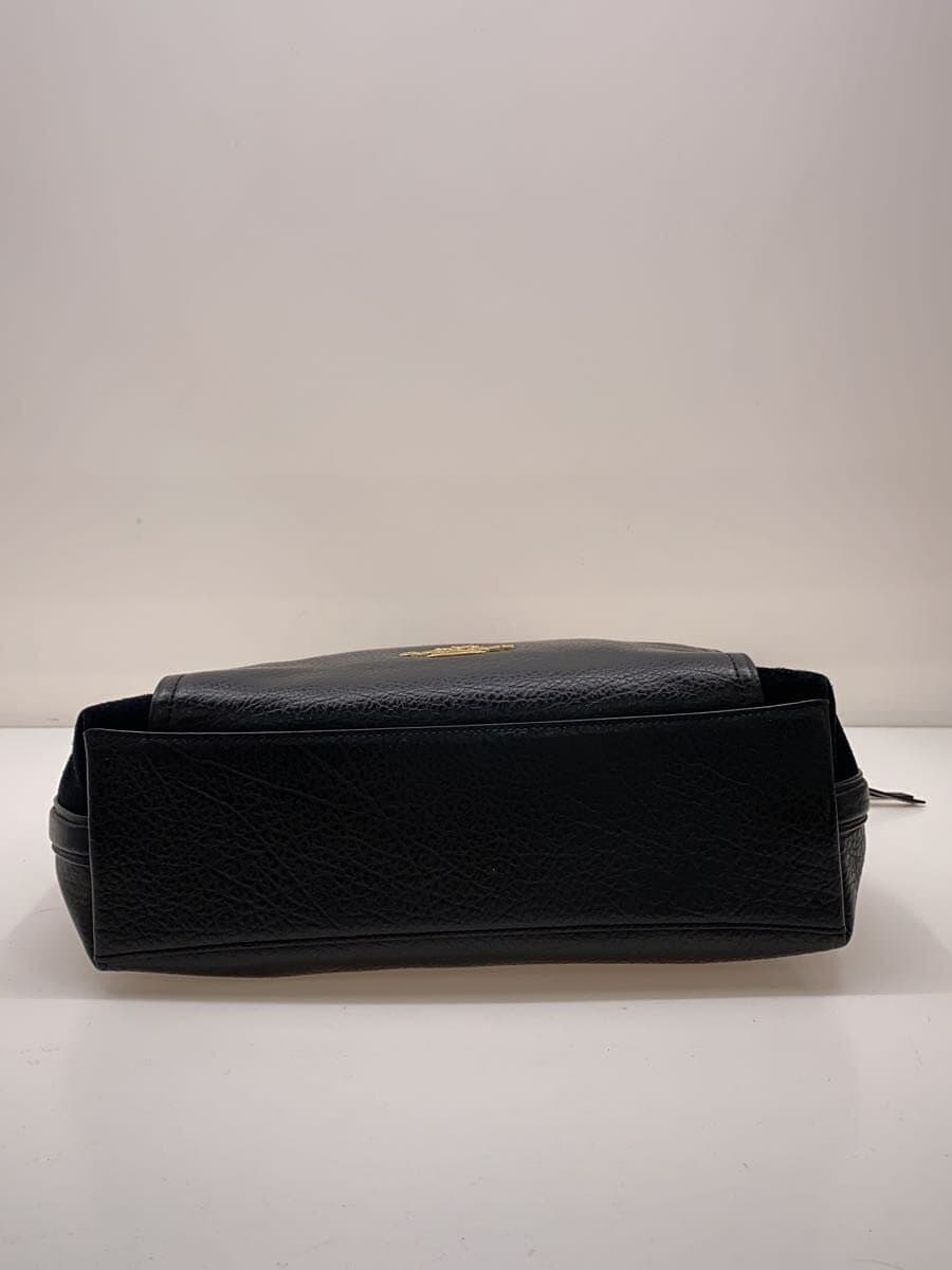 COACH shoulder bag leather black N2H1961-F79995 4