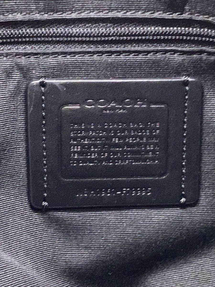 COACH shoulder bag leather black N2H1961-F79995 5