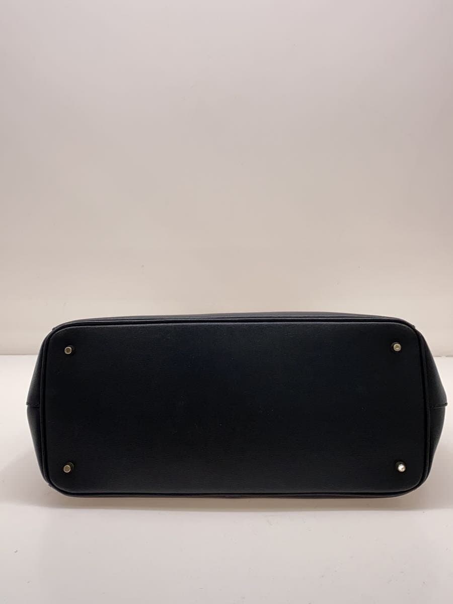 FURLA tote bag -- BLK plain 4