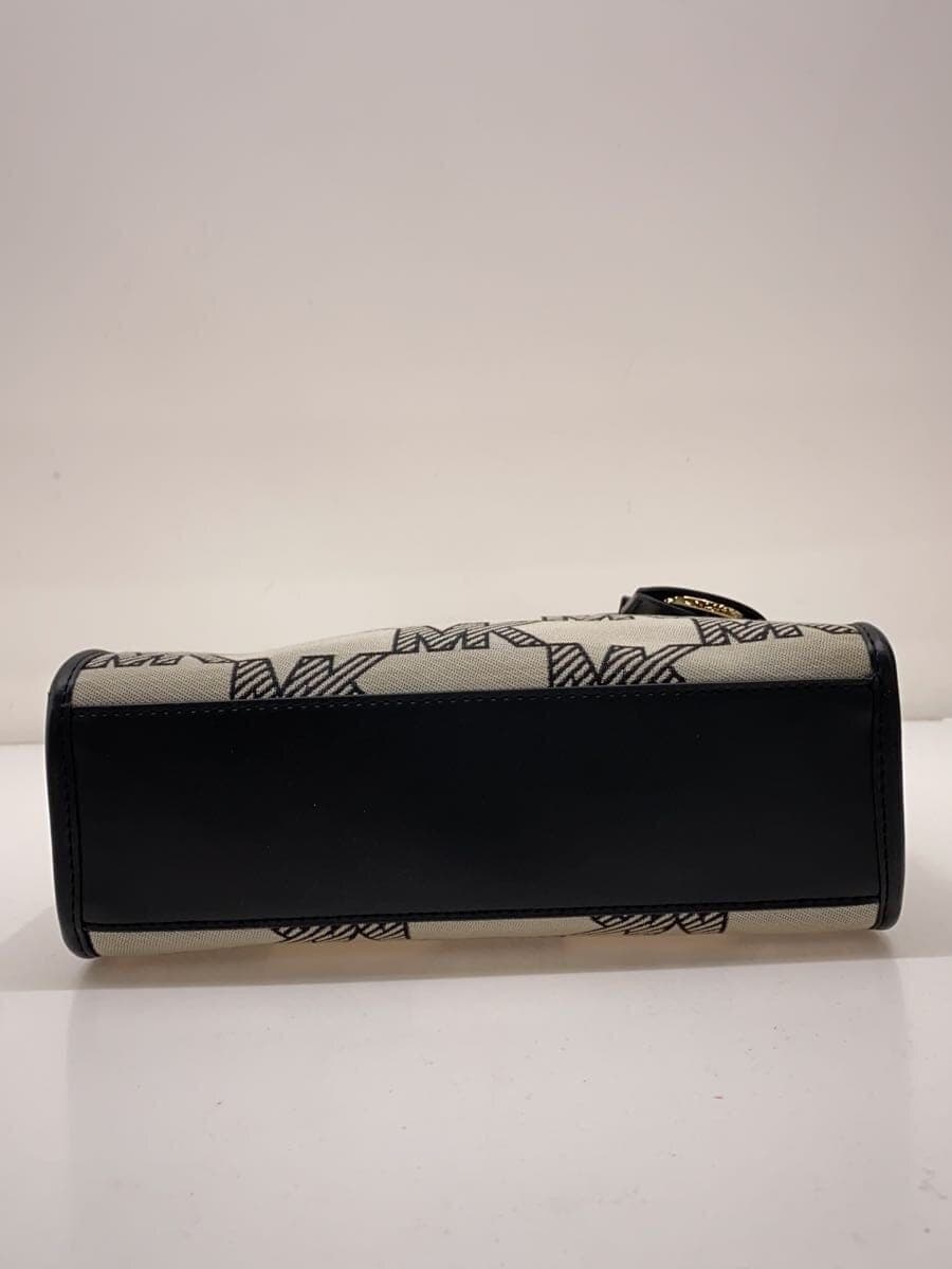 MICHAEL KORS VISTA BLUE Tote Bag 2WAY Bag Canvas BLK All Over Pattern 35S3G7ZC5J 4