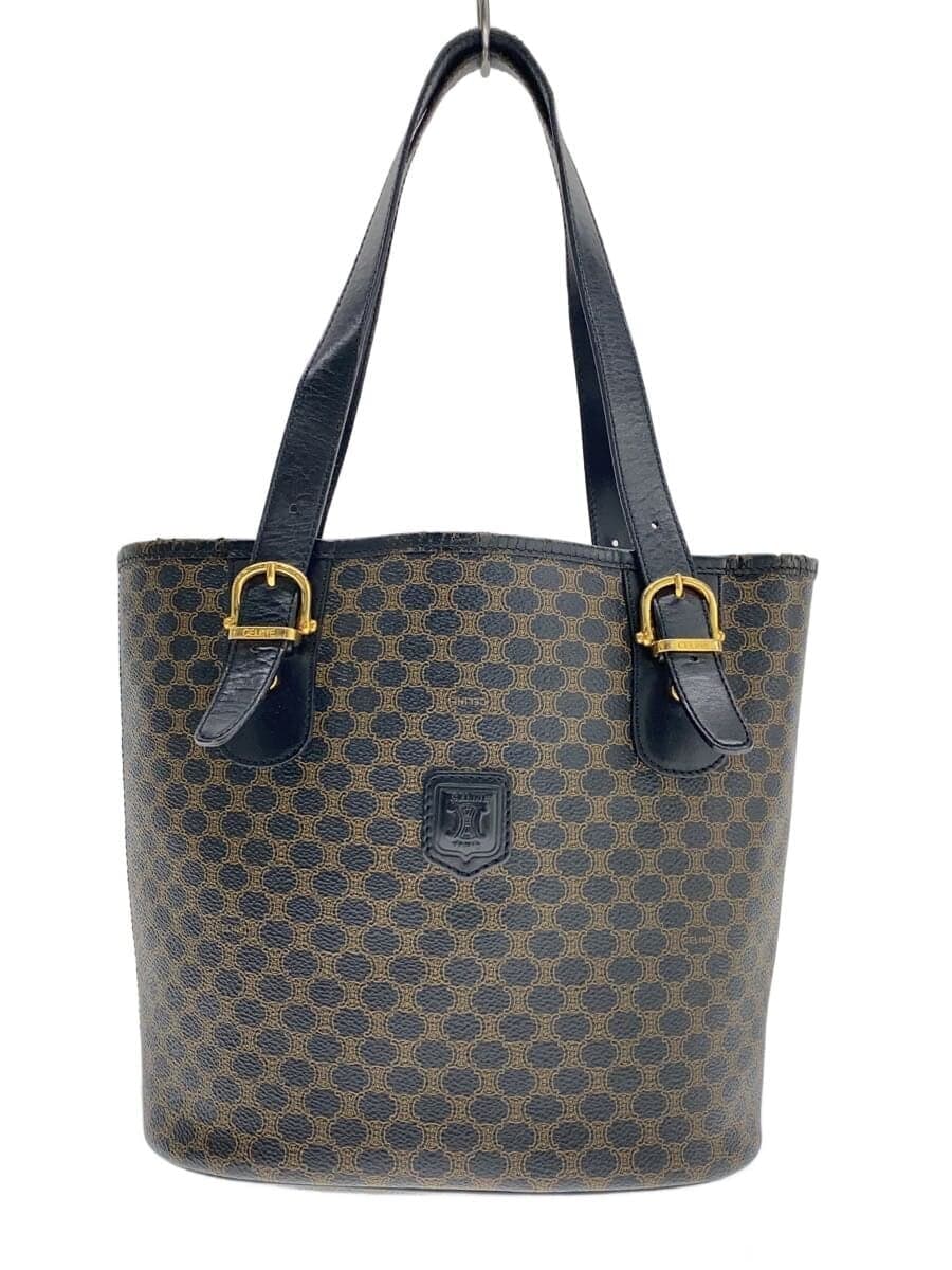 CELINE Handbag Leather All Over Pattern