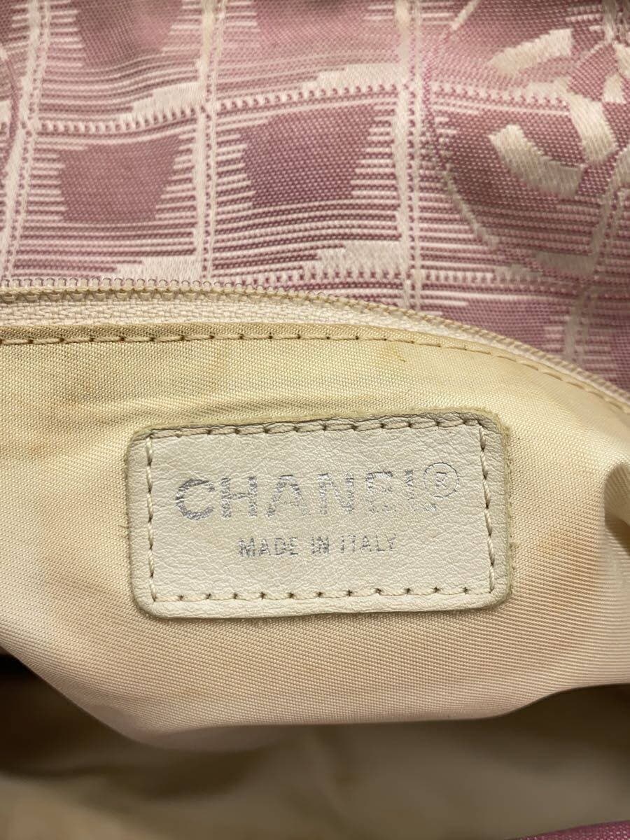 CHANEL New Travel Line Tote Bag Canvas PNK All-over Pattern 5