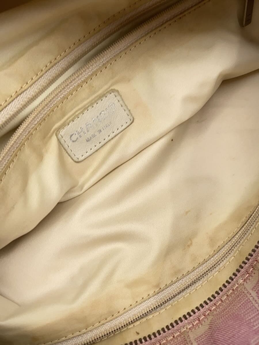 CHANEL New Travel Line Tote Bag Canvas PNK All-over Pattern 9