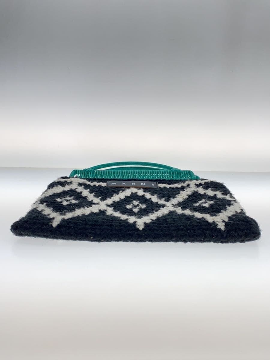MARNI Crochet Frame Market Bag BLK 4