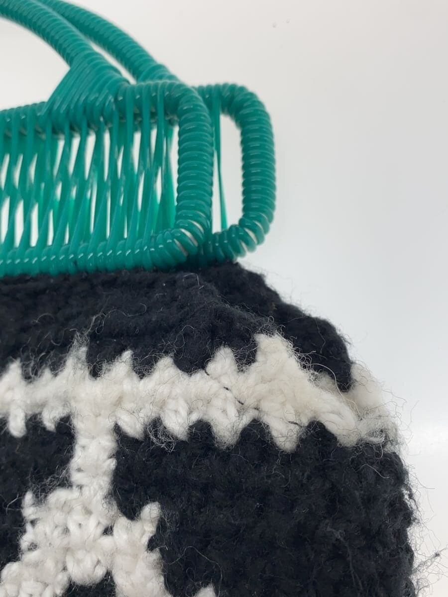 MARNI Crochet Frame Market Bag BLK 7