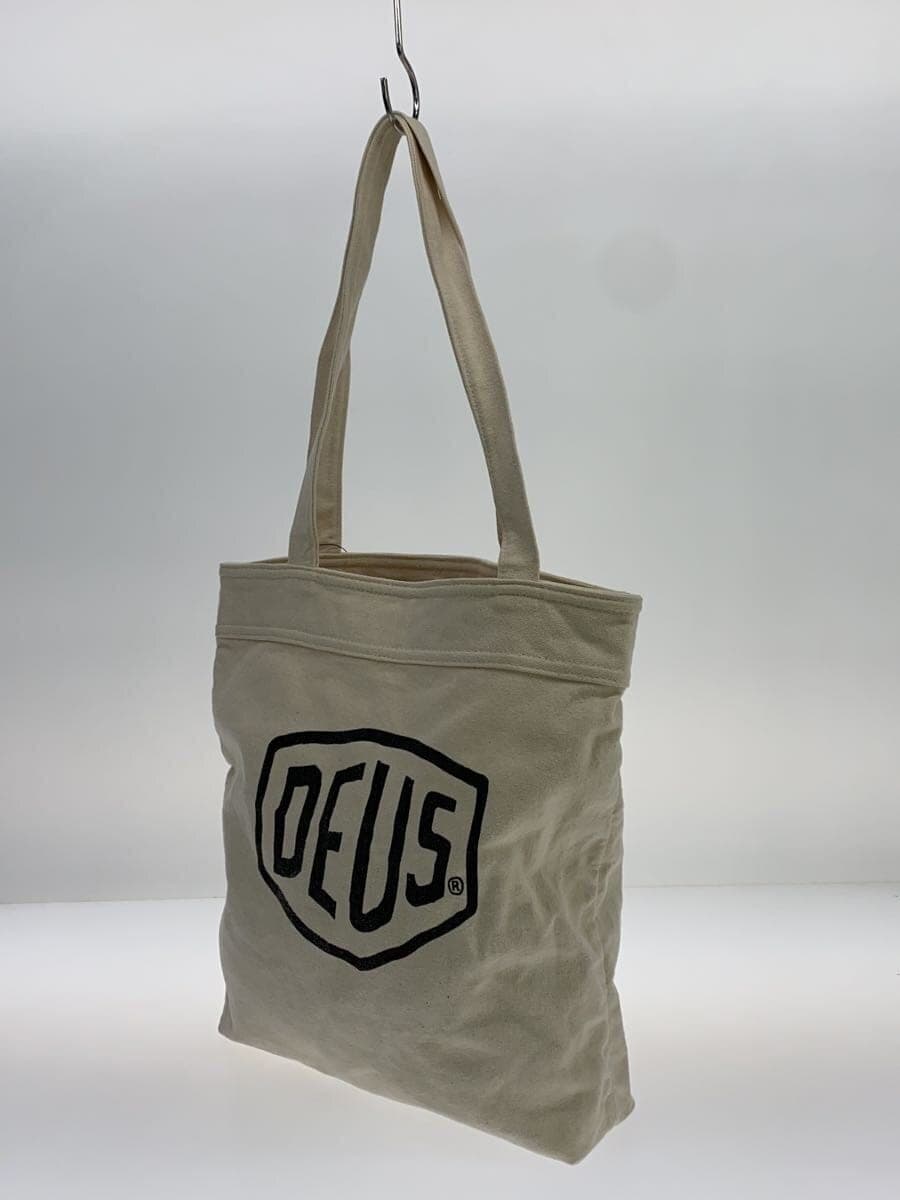 DEUS EX MACHINA Tote Bag Canvas BEG 2