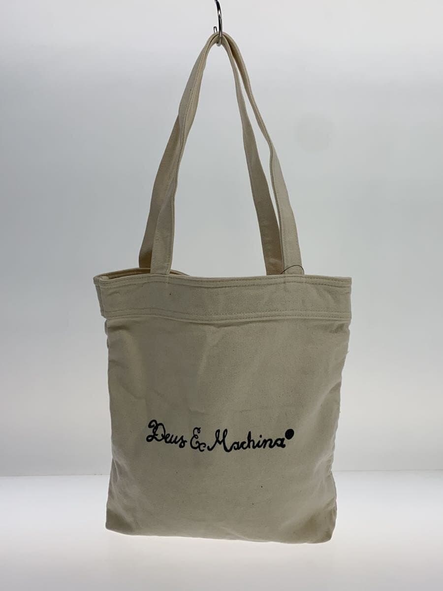 DEUS EX MACHINA Tote Bag Canvas BEG 3