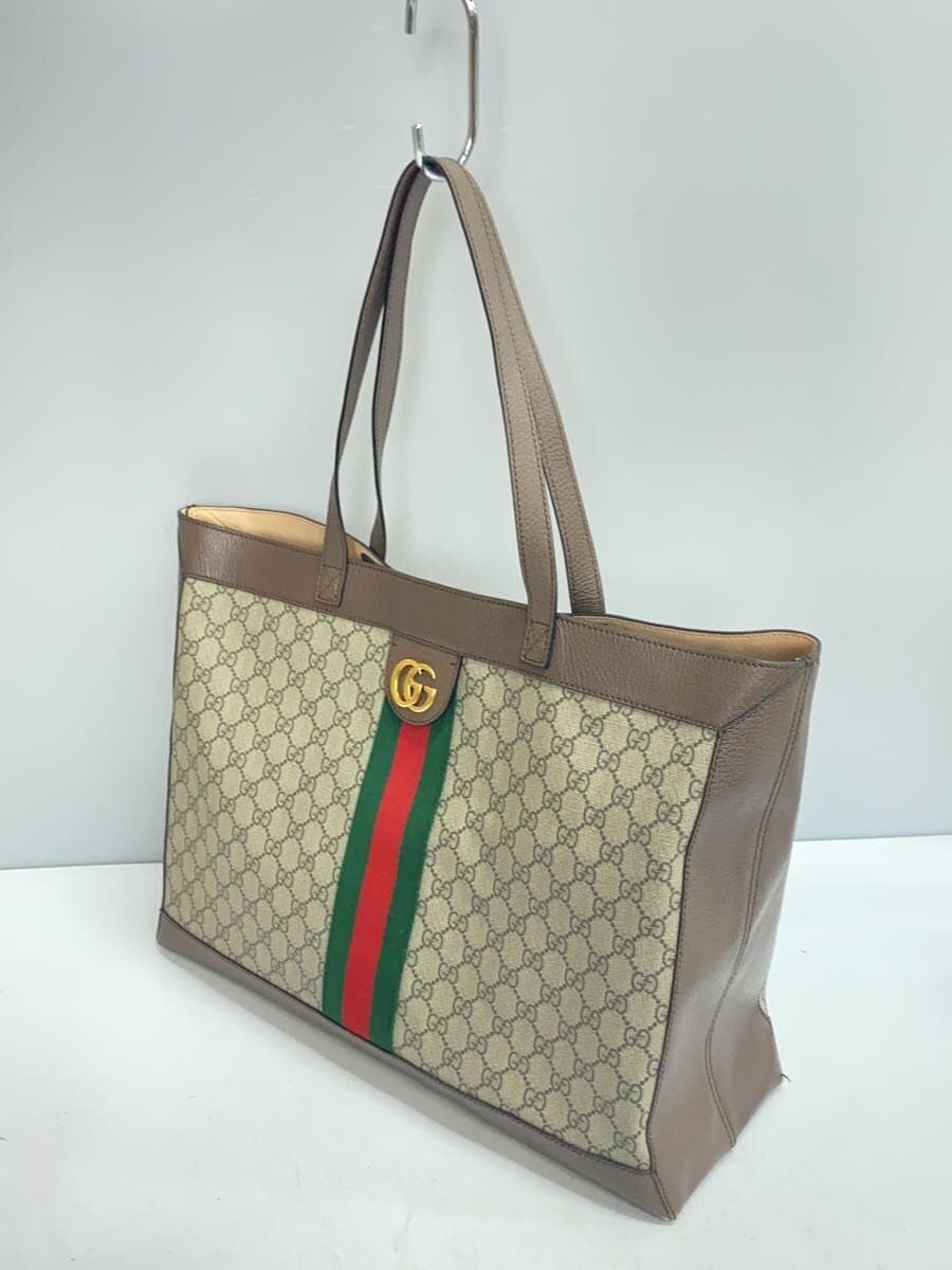GUCCI Tote Bag PVC BEG All Over Pattern 547947 2