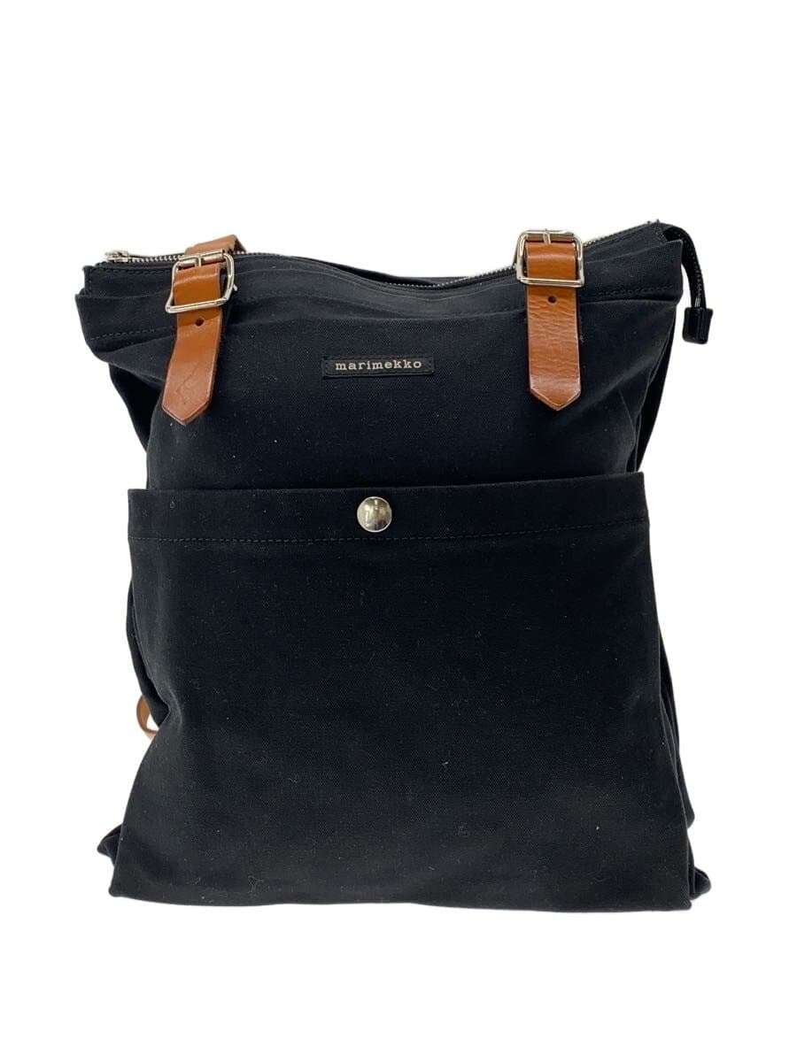 marimekko Backpack Canvas BLK EPPU