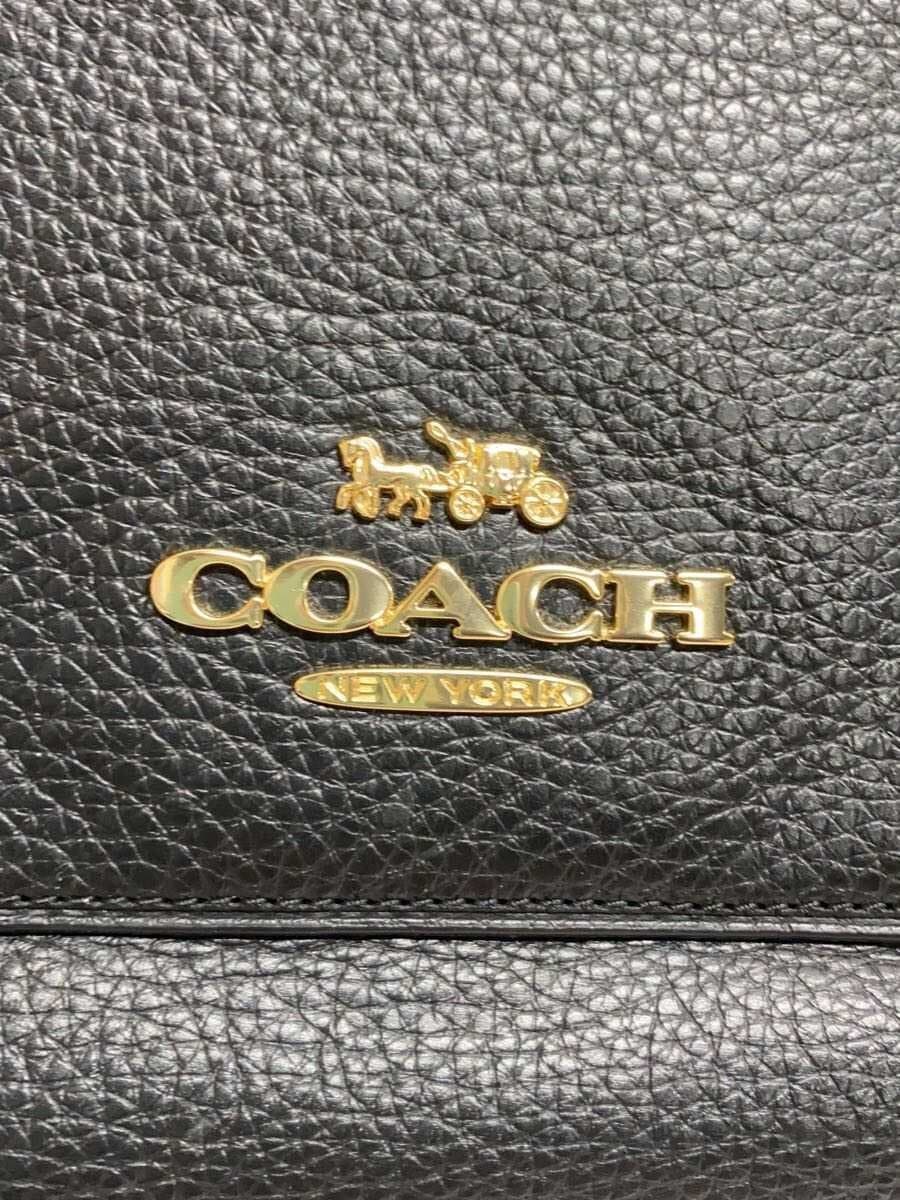 COACH Mini Emma Shoulder Bag Leather BLK 5