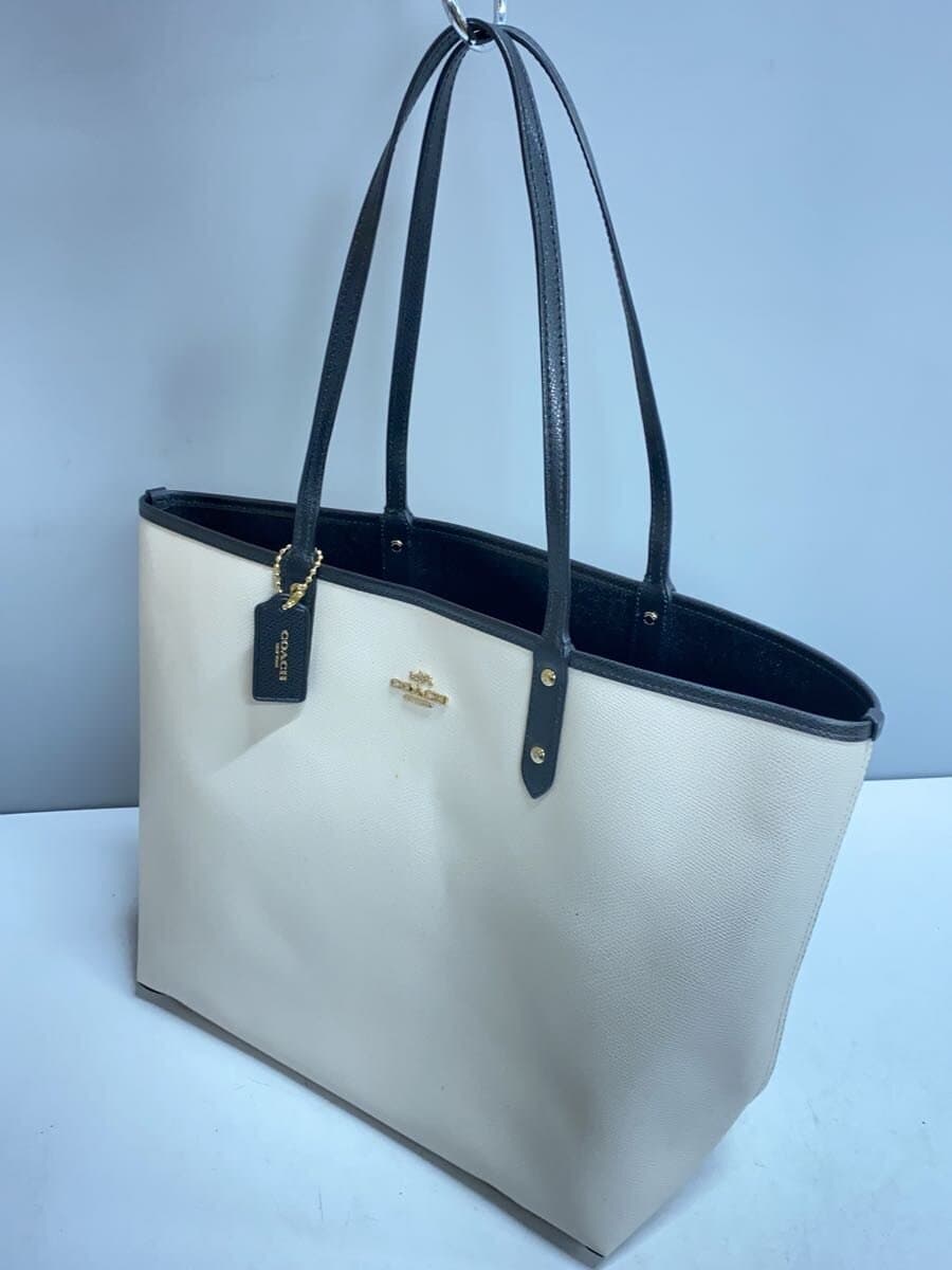 COACH Tote Bag_All Leather CRM 2