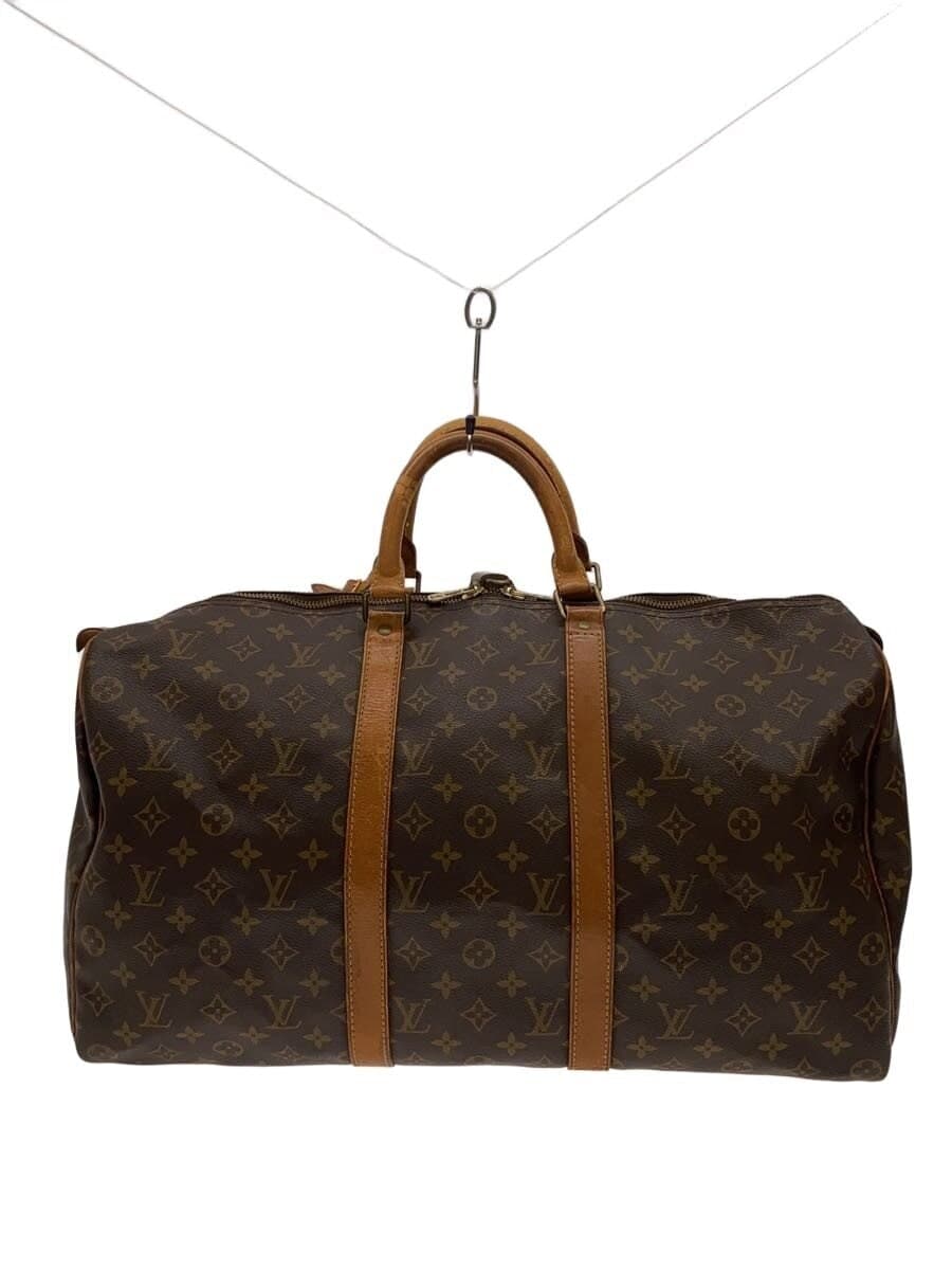 LOUIS VUITTON Keepall 45_Monogram Canvas PVC BRW
