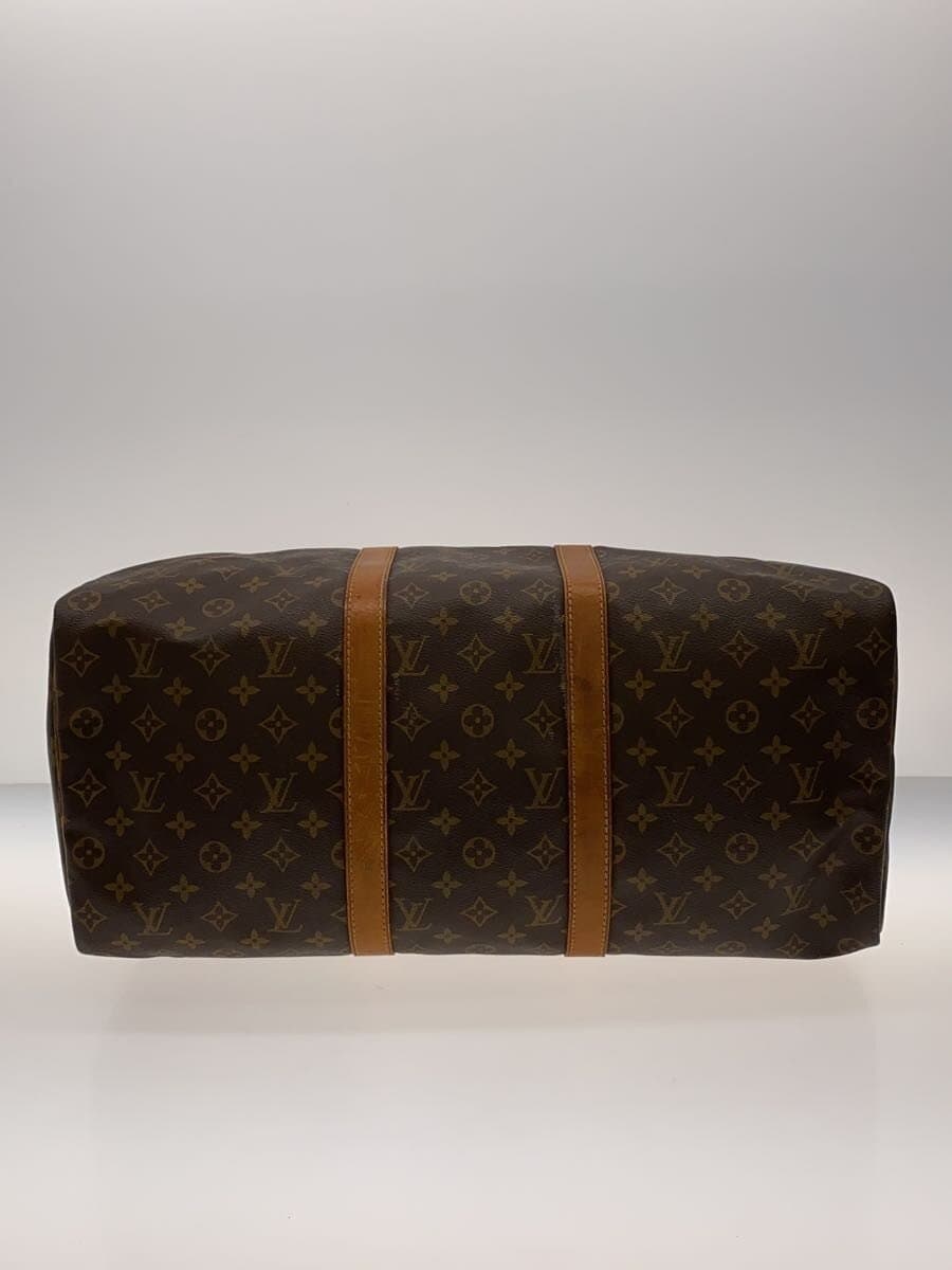 LOUIS VUITTON Keepall 45_Monogram Canvas PVC BRW 4