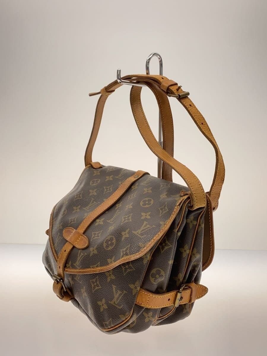 LOUIS VUITTON1)Saumur 30_Monogram Canvas PVC BRW 2