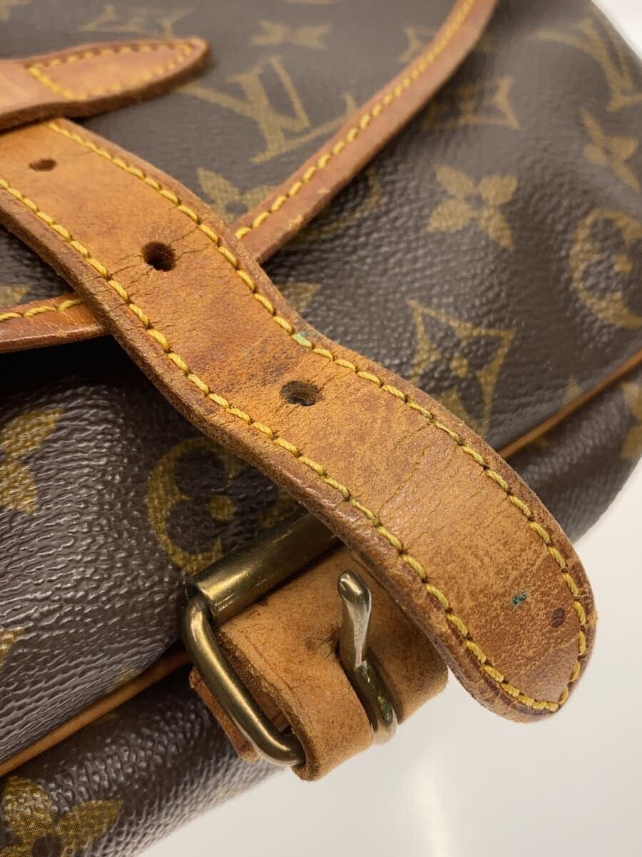 LOUIS VUITTON1)Saumur 30_Monogram Canvas PVC BRW 7
