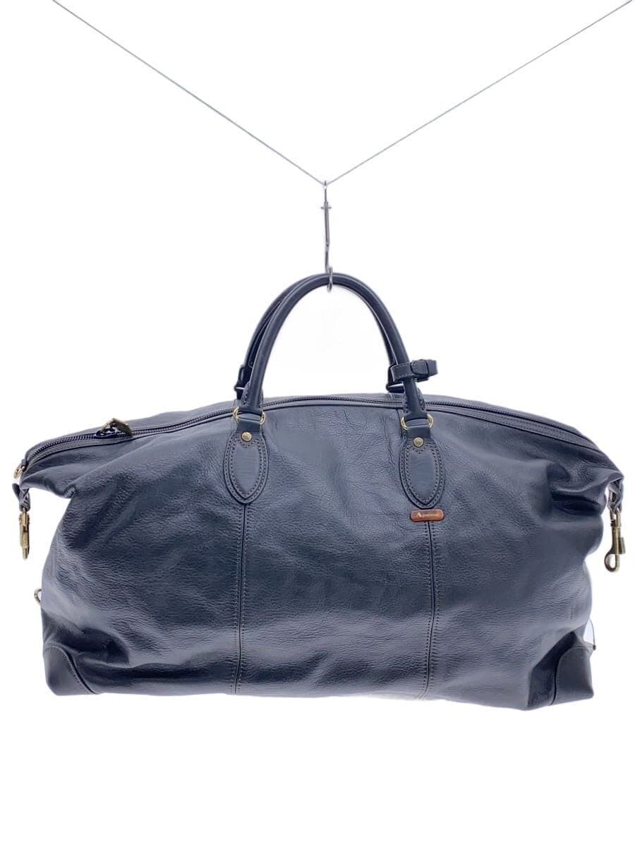 Aquascutum Boston Bag Leather BLK