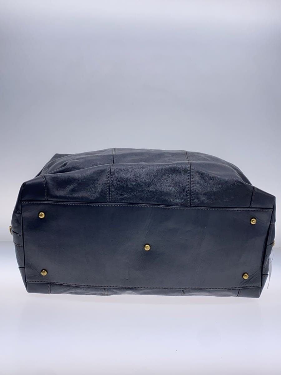 Aquascutum Boston Bag Leather BLK 4