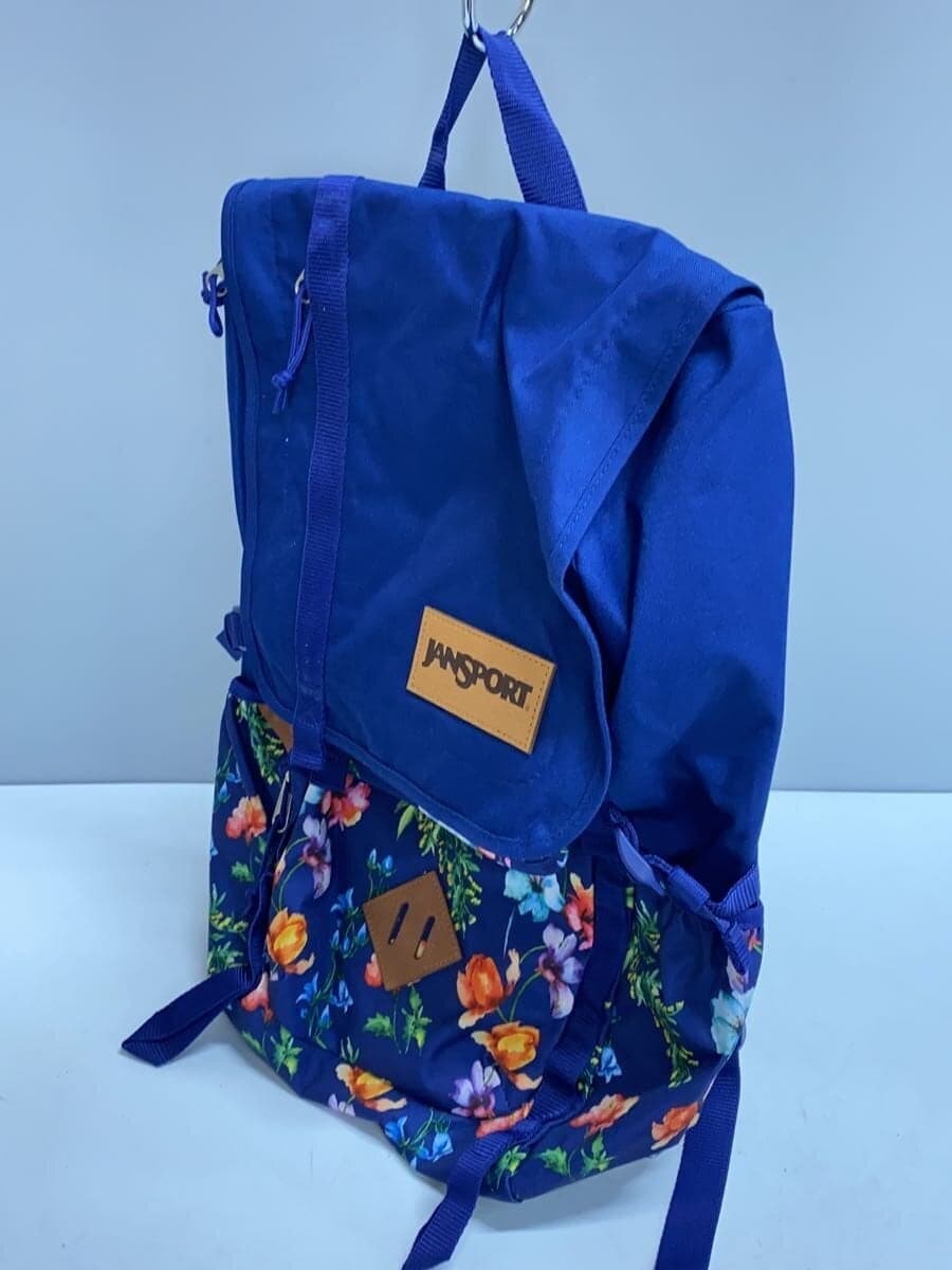 JANSPORT Backpack Nylon BLU All Over Pattern 2