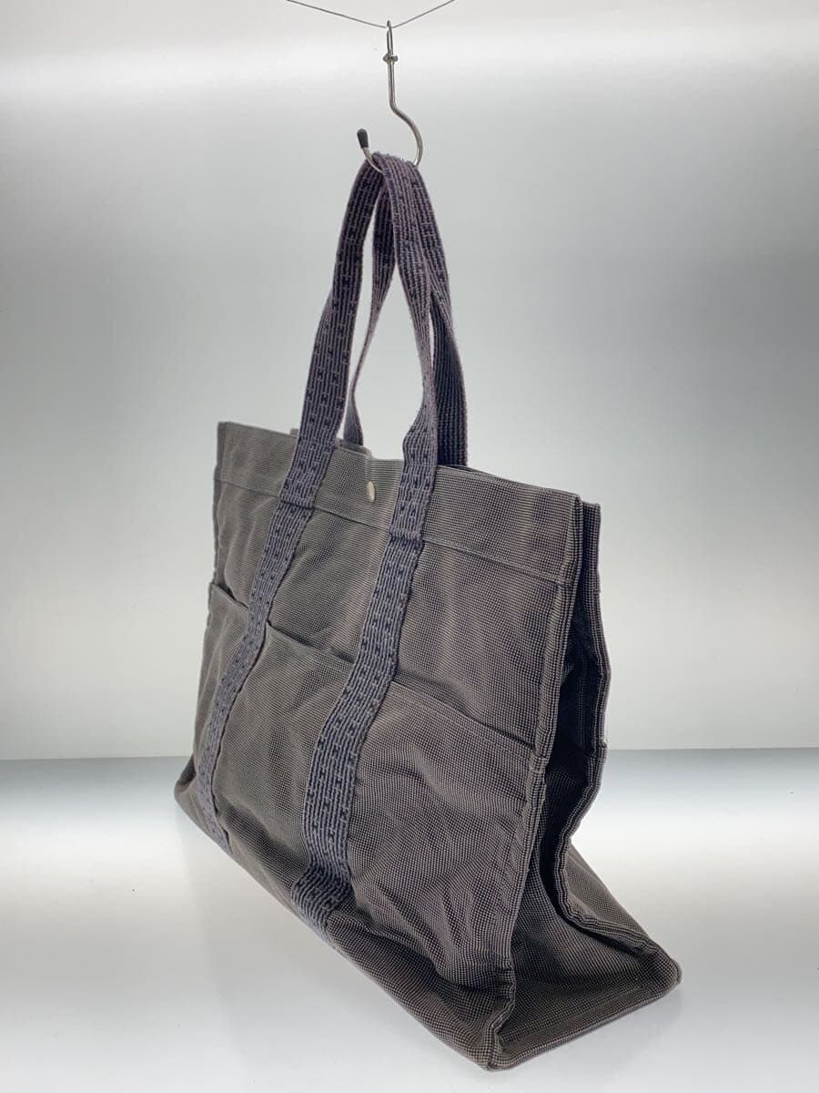 HERMES Aile Line GM Tote Bag Cotton Black 2