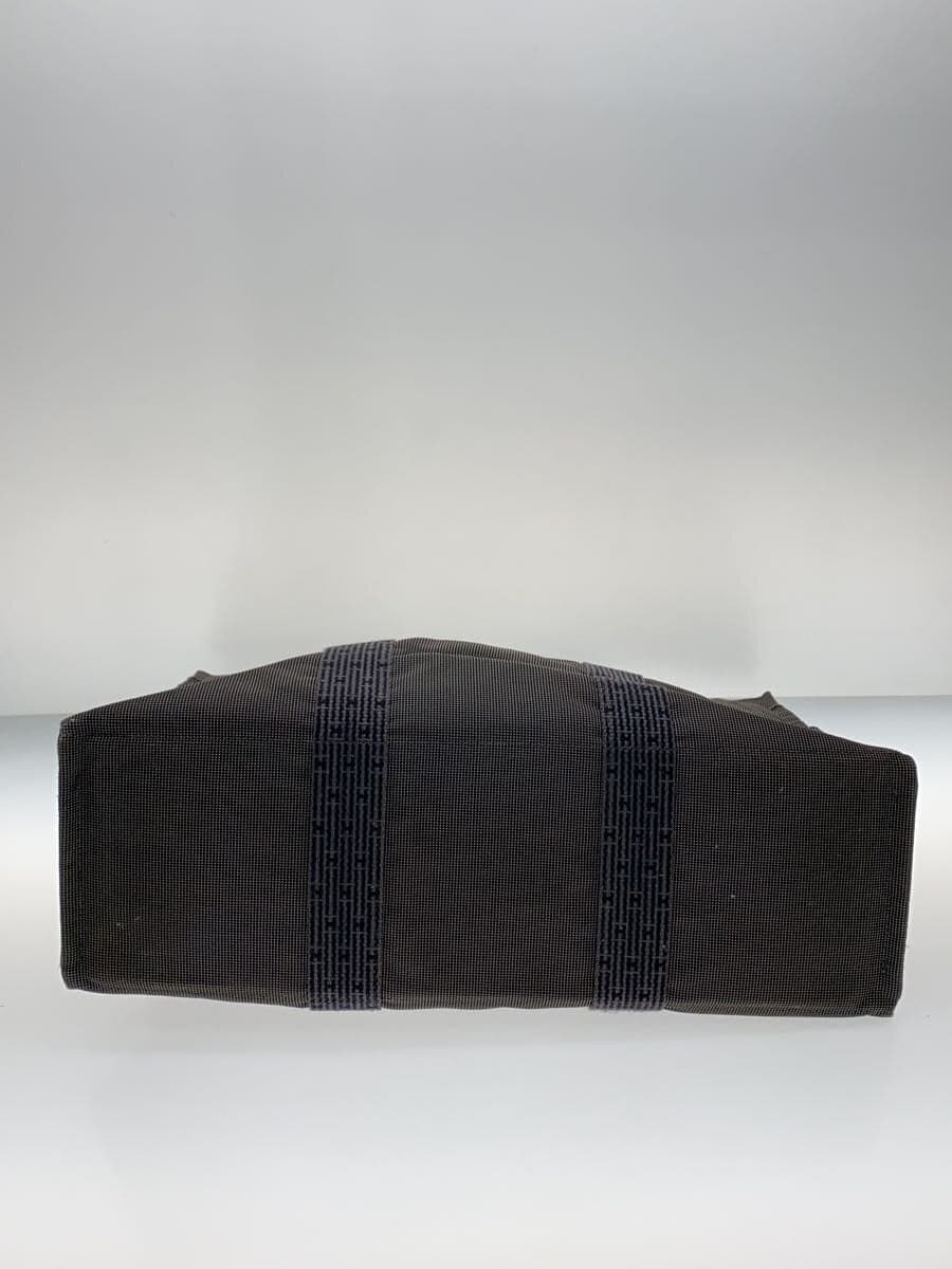 HERMES Aile Line GM Tote Bag Cotton Black 4