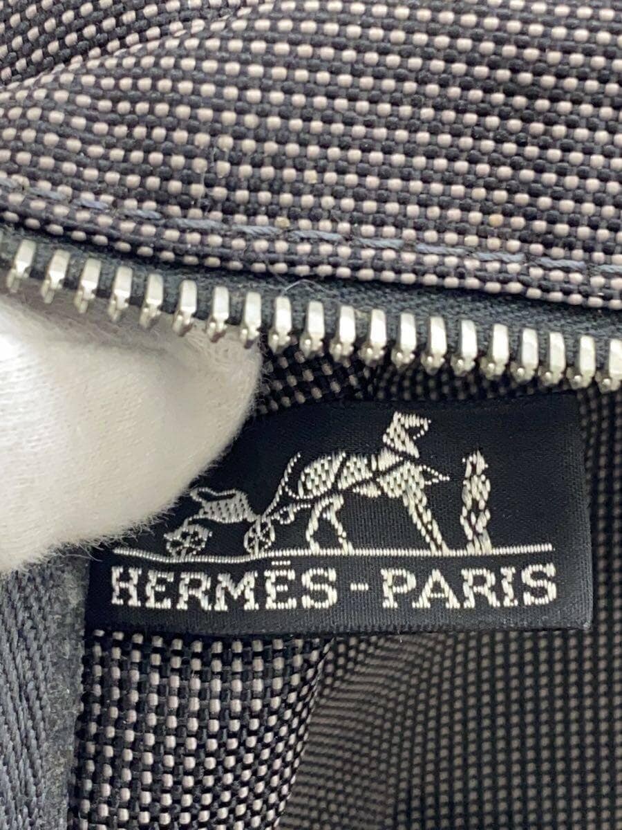 HERMES Aile Line GM Tote Bag Cotton Black 5