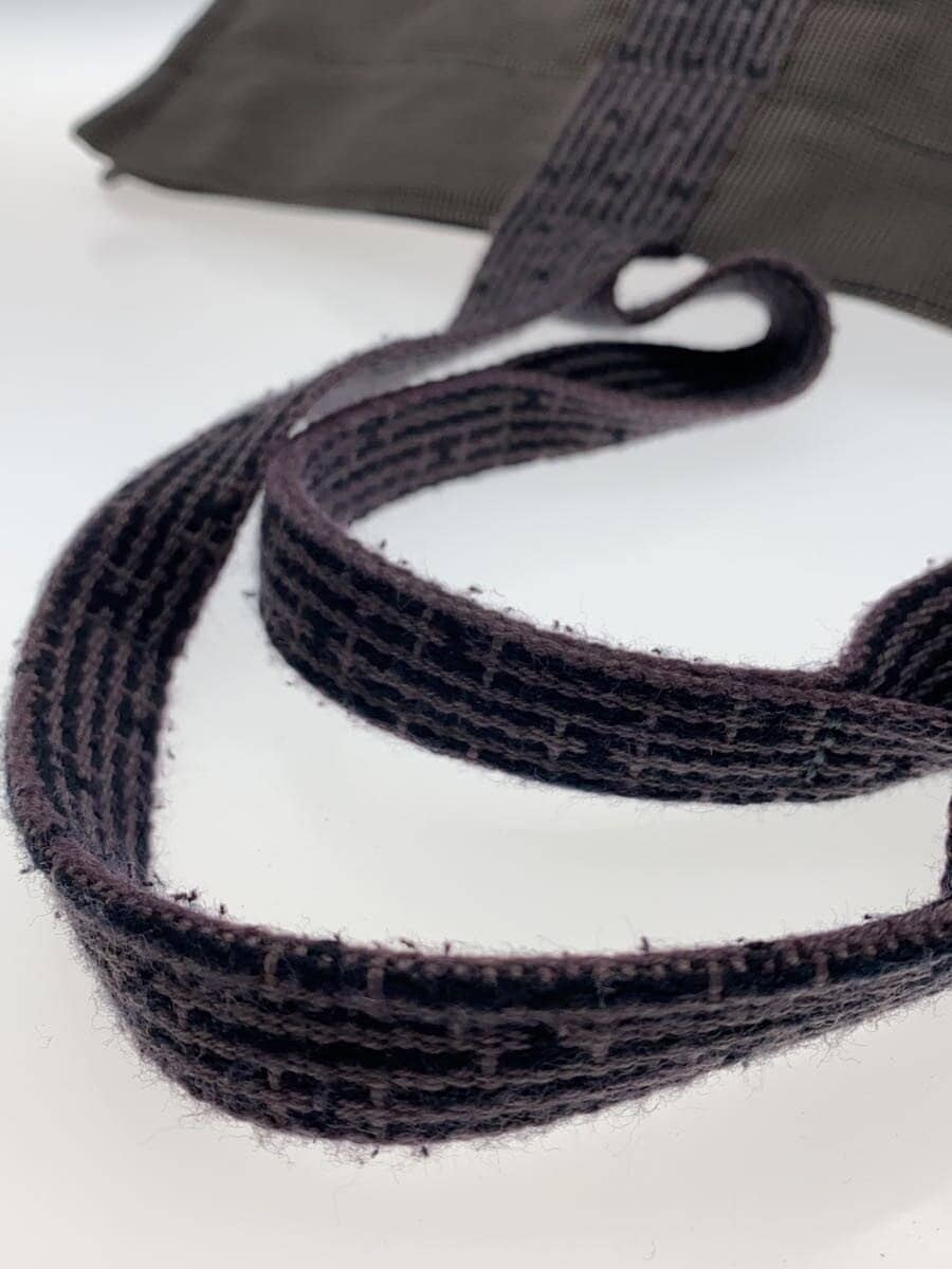 HERMES Aile Line GM Tote Bag Cotton Black 8