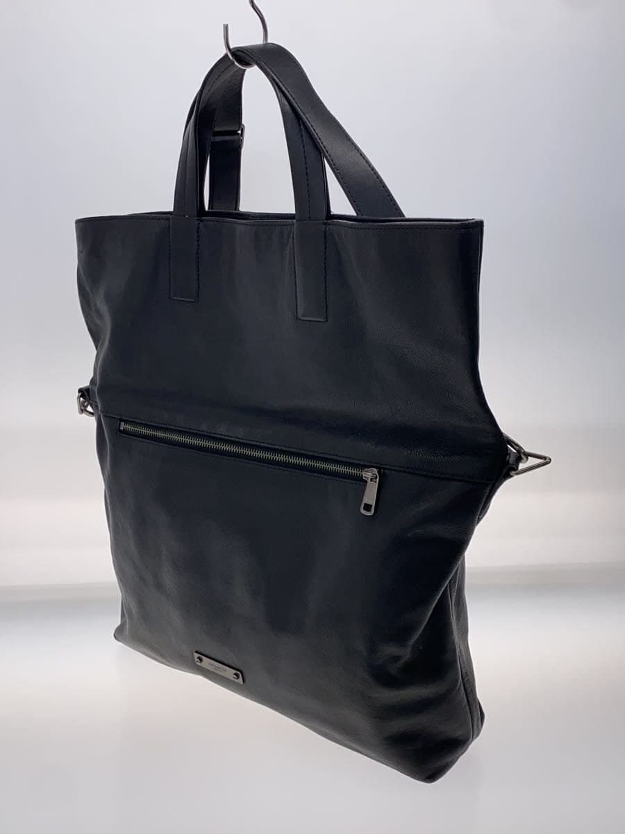 COACH Tote Bag Leather Black 71184 2