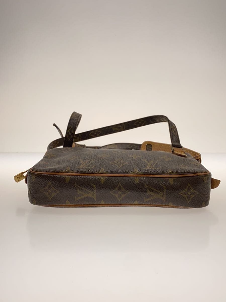 LOUIS VUITTON Pochette Marly Bandouliere_Monogram Canvas PVC BRW 4