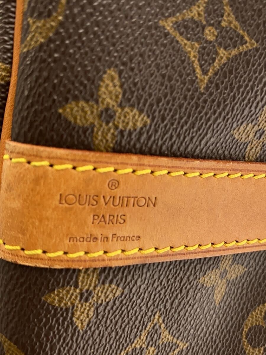 LOUIS VUITTON Keepall Bandouliere 60_Monogram Canvas PVC BRW 5