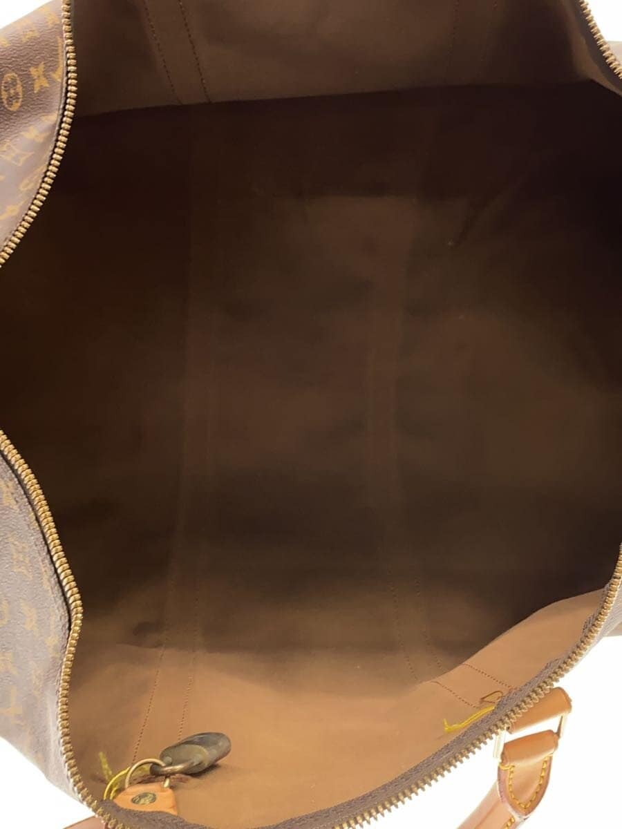 LOUIS VUITTON Keepall Bandouliere 60_Monogram Canvas PVC BRW 6