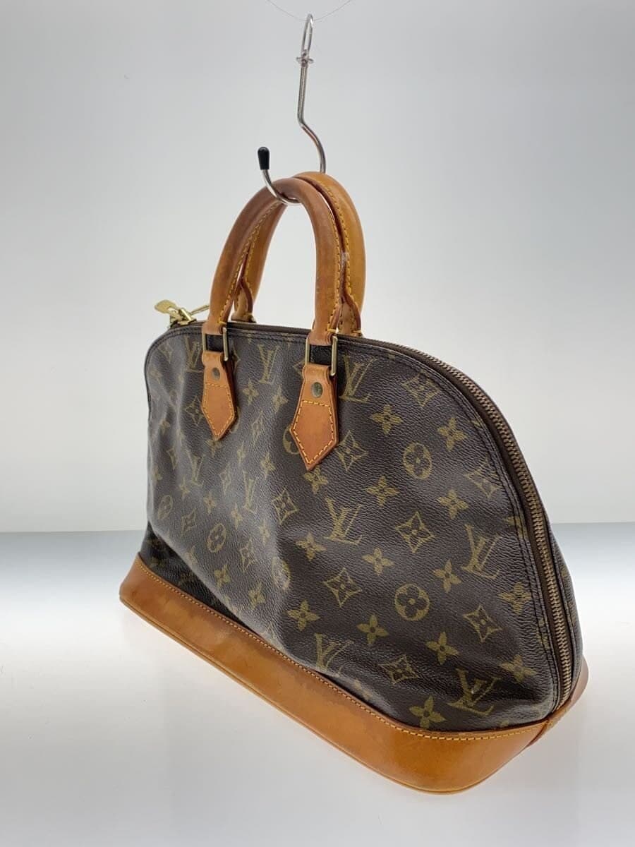 LOUIS VUITTON 1) Alma Monogram Canvas PVC BRW M51130 2