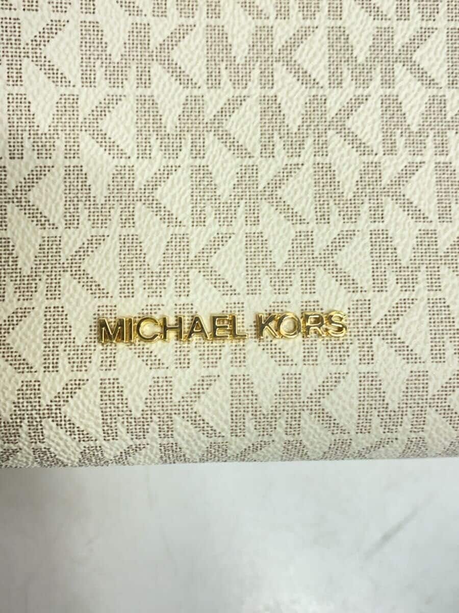 MICHAEL KORS Shoulder Bag Leather CRM All Over Pattern 35F1GHMS1B 5