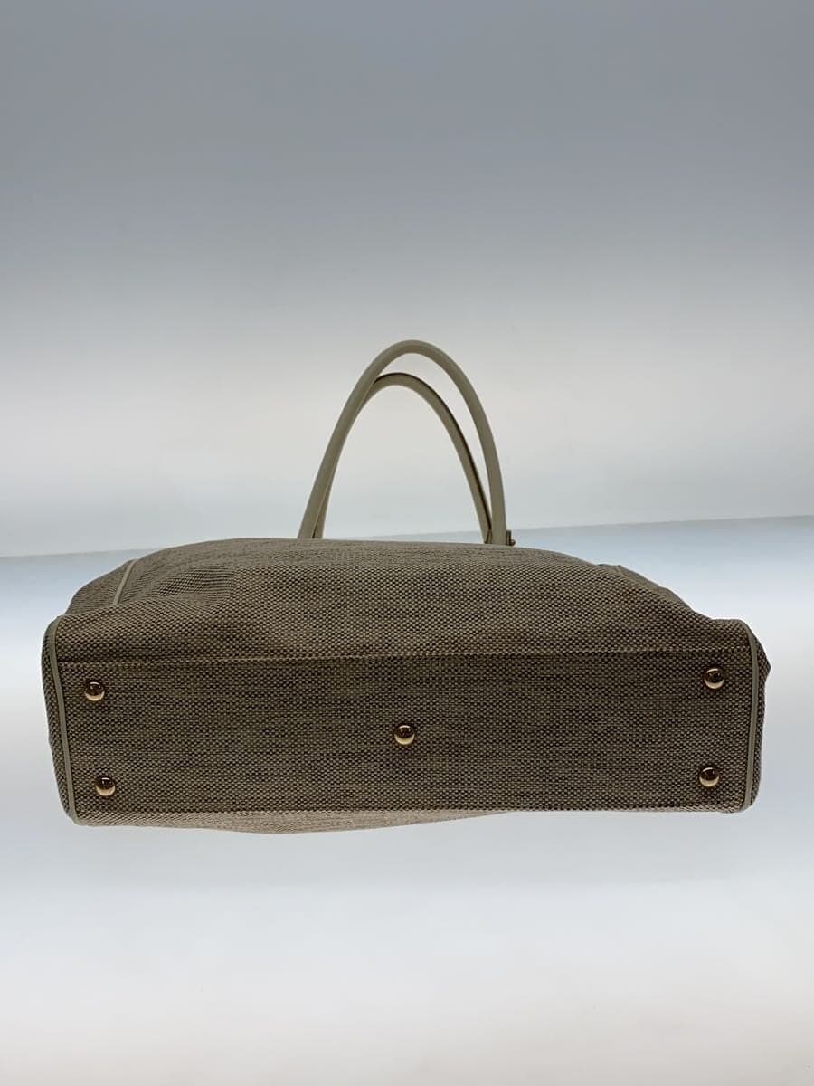 Salvatore Ferragamo tote bag -- WHT plain EE-21 C257 4