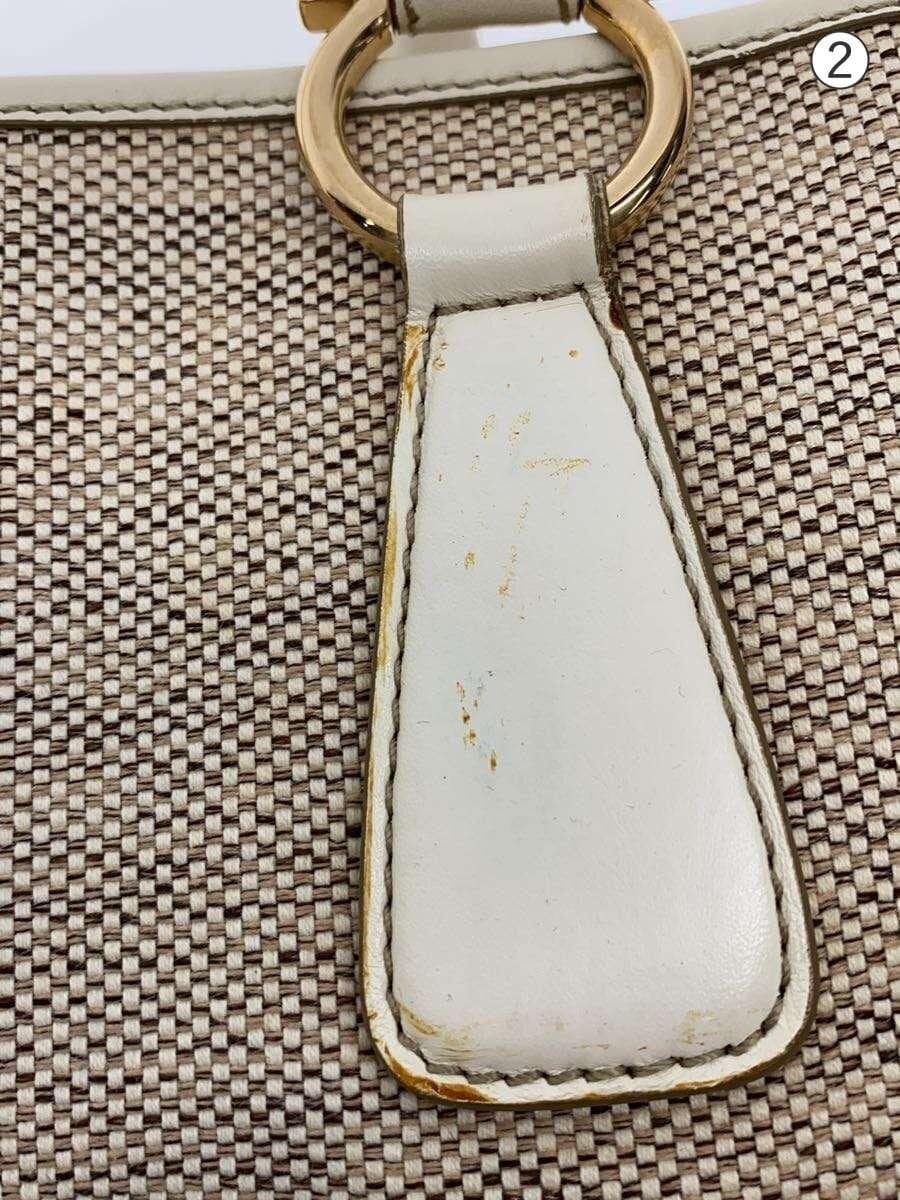 Salvatore Ferragamo tote bag -- WHT plain EE-21 C257 7