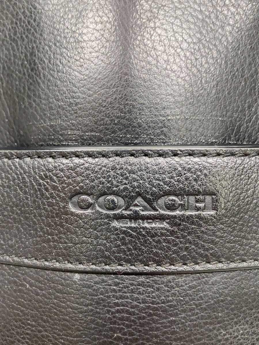 COACH Briefcase Leather Black F54801 5