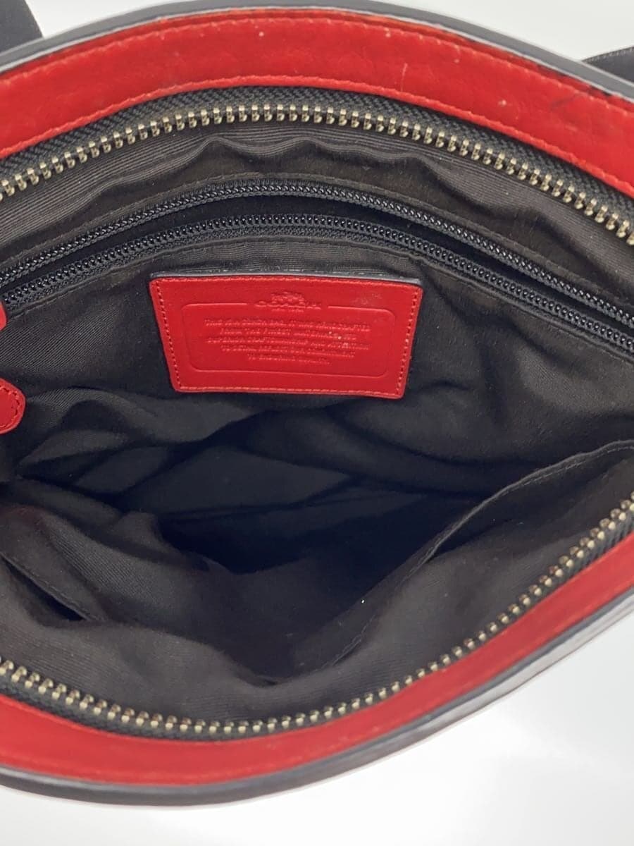 COACH Shoulder Bag Signature -- BLK Allover Pattern F71877 6