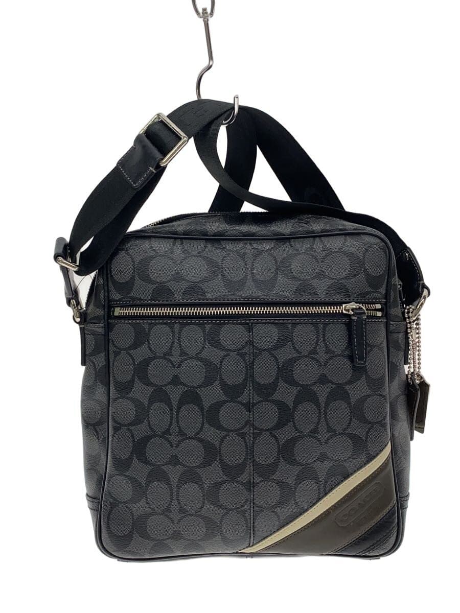COACH Shoulder Bag -- BLK All-over pattern 70605