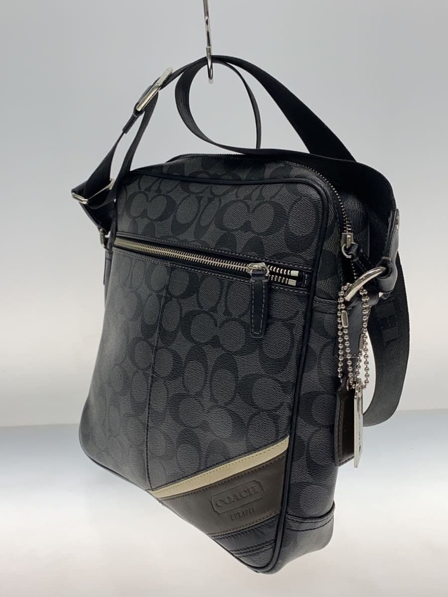 COACH Shoulder Bag -- BLK All-over pattern 70605 2