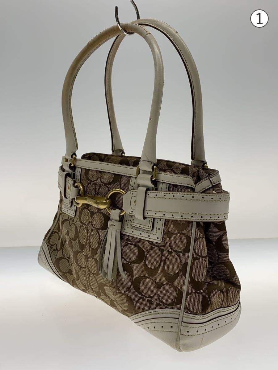COACH tote bag -- BEG all-over pattern 10507 2