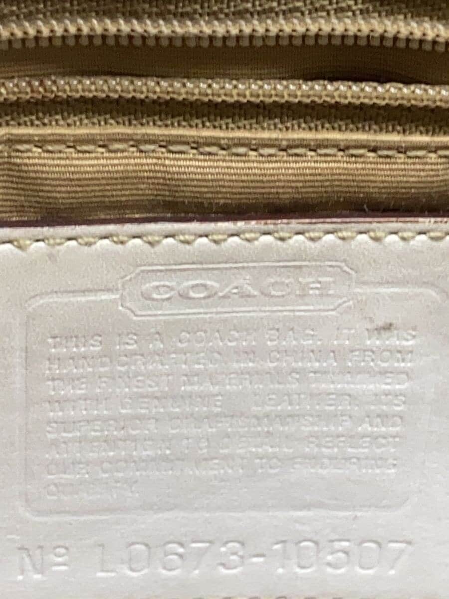 COACH tote bag -- BEG all-over pattern 10507 5