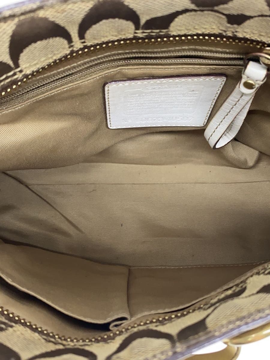 COACH tote bag -- BEG all-over pattern 10507 6