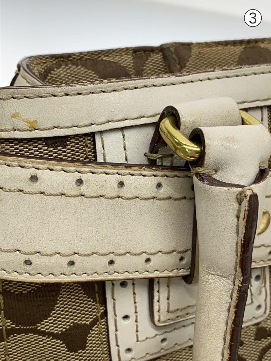 COACH tote bag -- BEG all-over pattern 10507 8