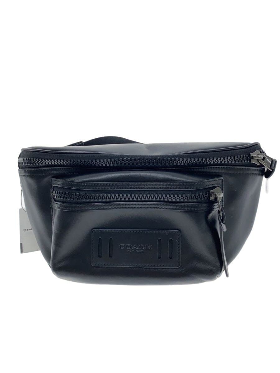 COACH Waist Bag Leather Black F75776