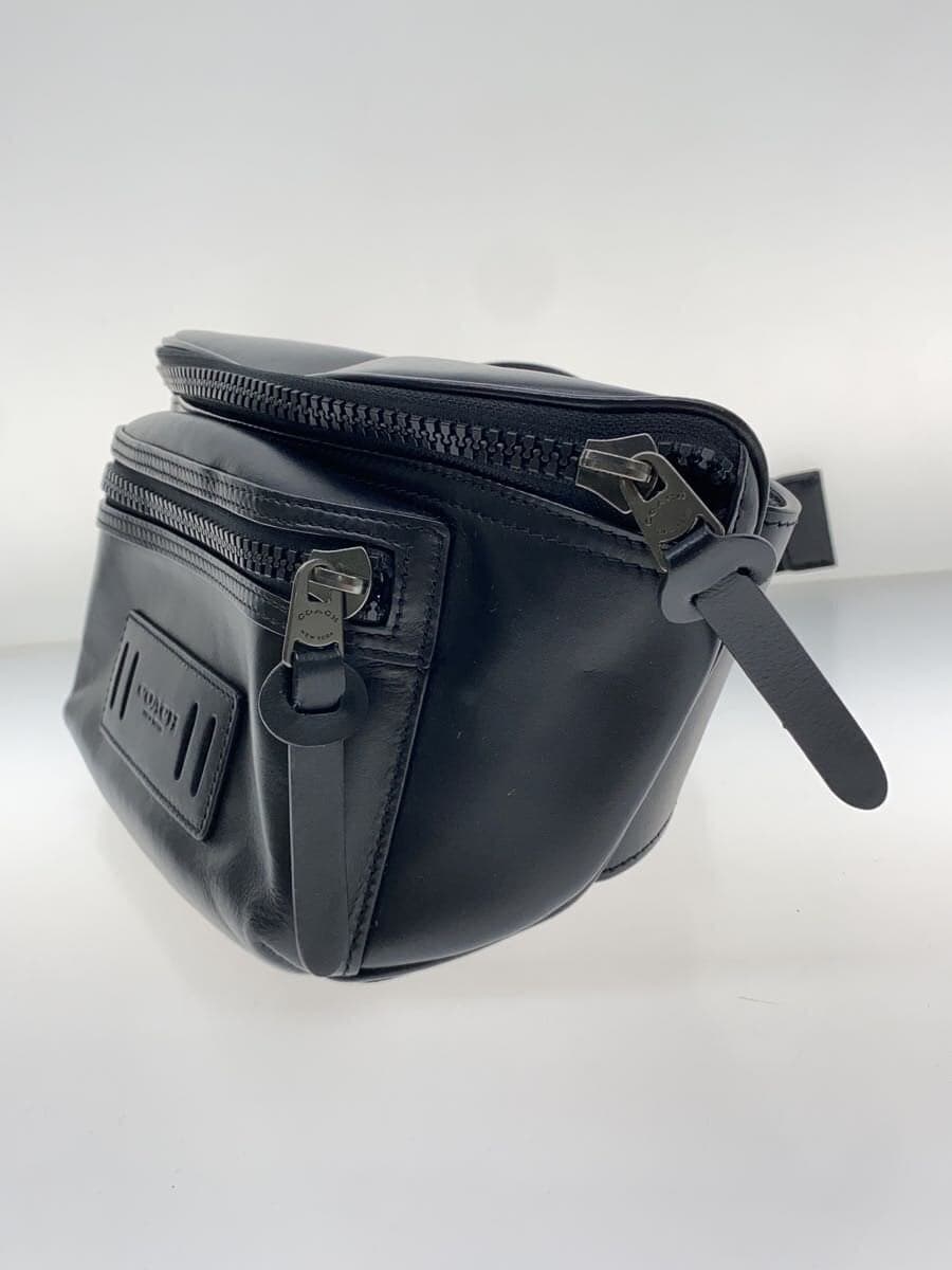 COACH Waist Bag Leather Black F75776 2