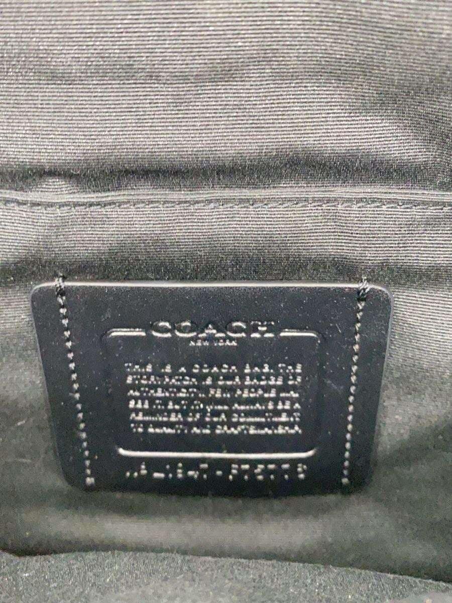 COACH Waist Bag Leather Black F75776 5