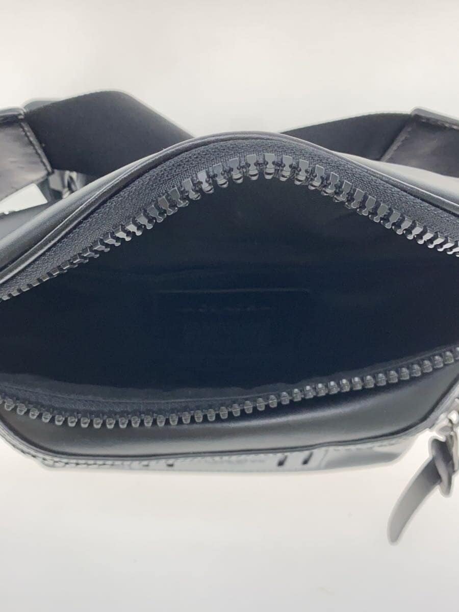 COACH Waist Bag Leather Black F75776 6
